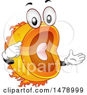 Clipart Of A Sun Mascot With Visible Inner Core Radiative Zone And Convection Zone Layers Royalty Free Vector Illustration by BNP Design Studio