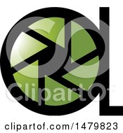 Clipart Of A Photography Aperture Shutter Abstract O L Letter Design Royalty Free Vector Illustration by Lal Perera