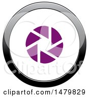 Clipart Of A Photography Aperture Shutter Circle Design Royalty Free Vector Illustration by Lal Perera