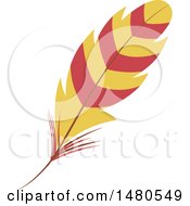 Poster, Art Print Of Striped Feather