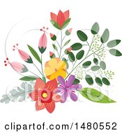 Poster, Art Print Of Floral Bouquet Design Element