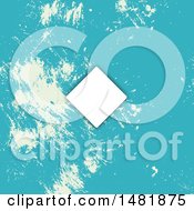 Poster, Art Print Of Blue Grunge Invite Background