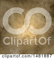 Clipart Of A Stained Aged Paper Background Royalty Free Illustration