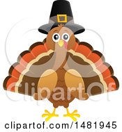 Poster, Art Print Of Thanksgiving Pilgrim Turkey Bird