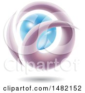 Poster, Art Print Of Abstract Letter A Around A Pearl