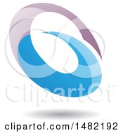 Poster, Art Print Of Abstract Oval Letter G Design With A Shadow