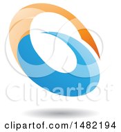 Poster, Art Print Of Abstract Oval Letter G Design With A Shadow
