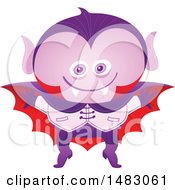 Poster, Art Print Of Boy In A Vampire Halloween Costume