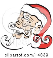 Printable Santa Claus Clip Art Christmas Cartoon by Andy Nortnik