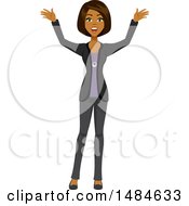 Happy Excited Business Woman by Amanda Kate