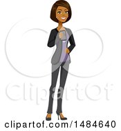 Poster, Art Print Of Happy Business Woman Holding A Smart Phone