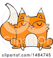 Clipart Of A Fox Royalty Free Vector Illustration