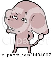 Cartoon Clipart Of An Elephant