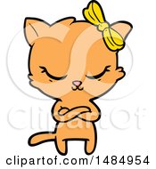Cartoon Clipart Ginger Marmalade Kitty Cat