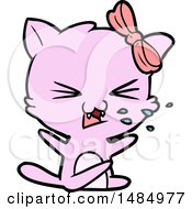 Poster, Art Print Of Cartoon Cat