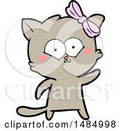 Poster, Art Print Of Cartoon Cat