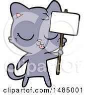 Poster, Art Print Of Cartoon Cat