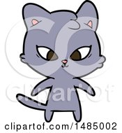 Poster, Art Print Of Cute Cartoon Cat