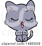 Cartoon Clipart Of A Cat
