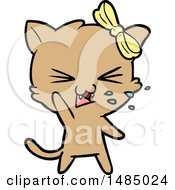 Poster, Art Print Of Cartoon Cat