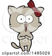 Poster, Art Print Of Cartoon Cat