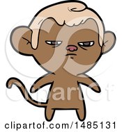 Cartoon Clipart Of A Monkey