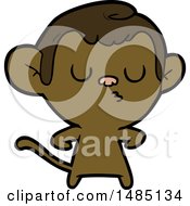 Cartoon Clipart Of A Monkey