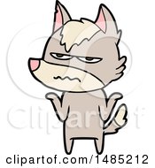 Cartoon Clipart Of A Wolf