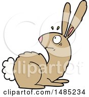 Cartoon Clipart Of A Bunny Rabbit by lineartestpilot