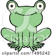 Clipart Cartoon Frog by lineartestpilot