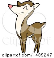Clipart Cartoon Deer by lineartestpilot