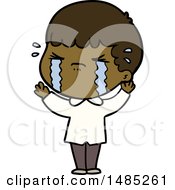 Clipart Cartoon Man Crying