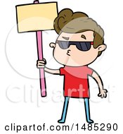 Clipart Cartoon Cool Guy by lineartestpilot