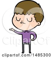 Clipart Cartoon Grumpy Boy