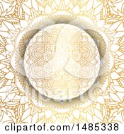 Poster, Art Print Of Golden Mandala Background