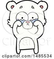 Clipart Of A Polar Bear Royalty Free Vector Illustration