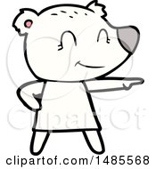 Clipart Of A Polar Bear Royalty Free Vector Illustration