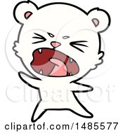 Clipart Of A Polar Bear Royalty Free Vector Illustration