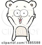 Clipart Of A Polar Bear Royalty Free Vector Illustration