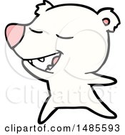 Clipart Of A Polar Bear Royalty Free Vector Illustration