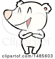 Clipart Of A Polar Bear Royalty Free Vector Illustration