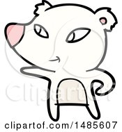 Clipart Of A Polar Bear Royalty Free Vector Illustration