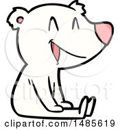 Clipart Of A Polar Bear Royalty Free Vector Illustration