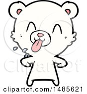 Clipart Of A Polar Bear Royalty Free Vector Illustration