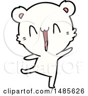 Clipart Of A Polar Bear Royalty Free Vector Illustration