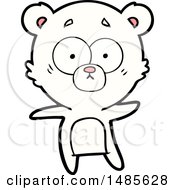 Clipart Of A Polar Bear Royalty Free Vector Illustration