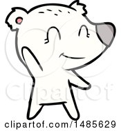 Clipart Of A Polar Bear Royalty Free Vector Illustration