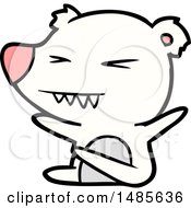 Clipart Of A Polar Bear Royalty Free Vector Illustration