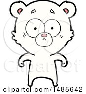 Clipart Of A Polar Bear Royalty Free Vector Illustration