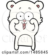 Clipart Of A Polar Bear Royalty Free Vector Illustration